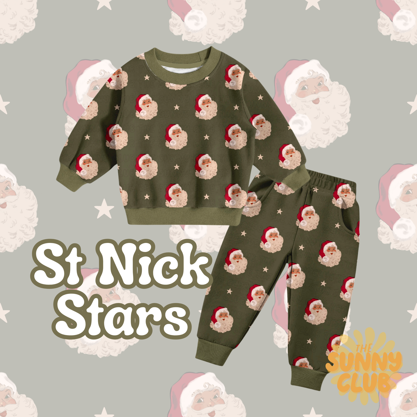 HOLLY JOLLY DROP - Crew Neck + Sweats Lounge Set
