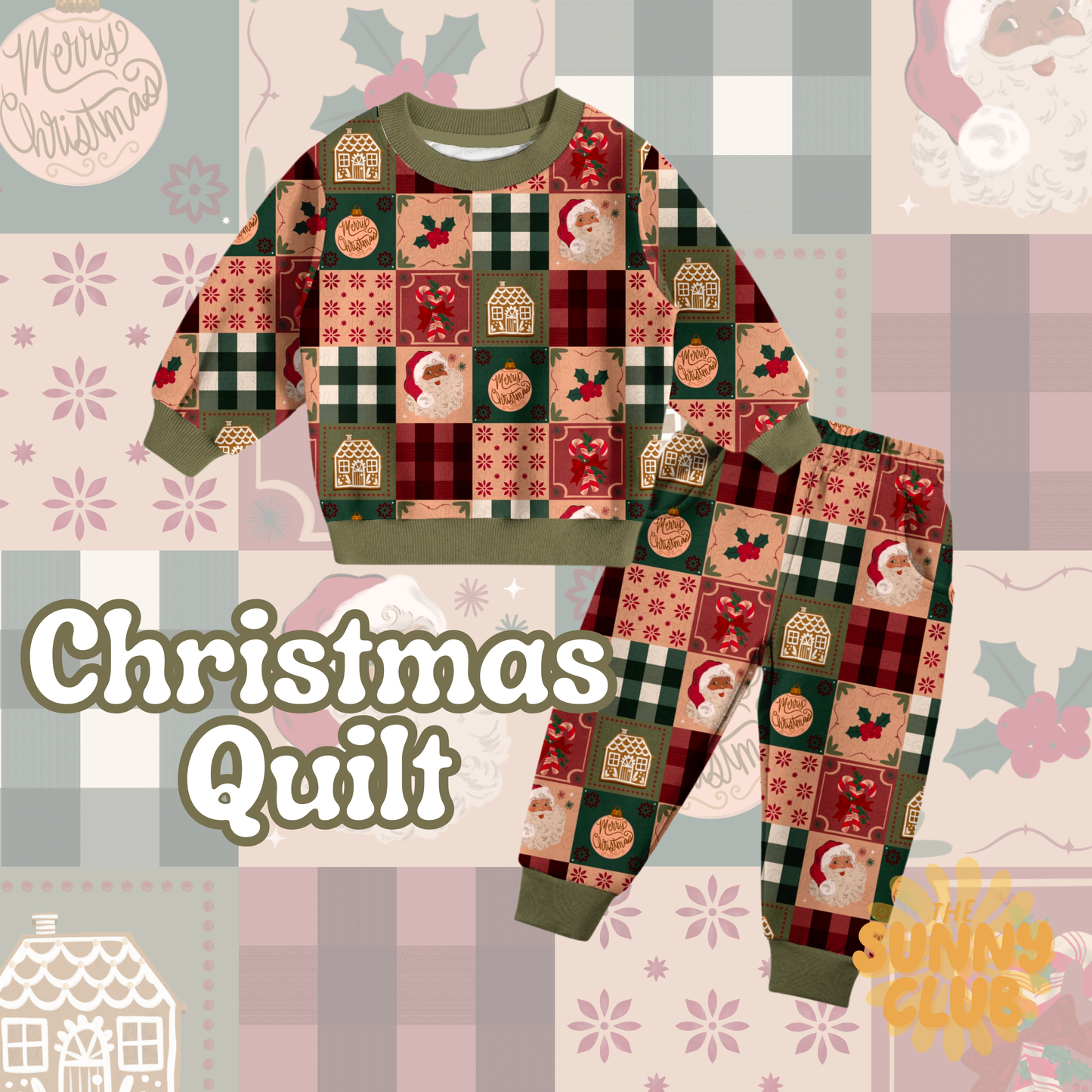 HOLLY JOLLY DROP - Crew Neck + Sweats Lounge Set