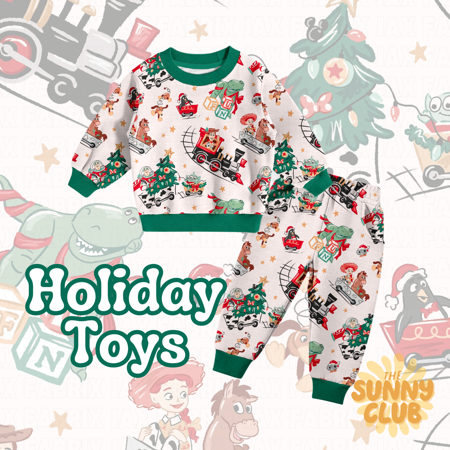 HOLLY JOLLY DROP - Crew Neck + Sweats Lounge Set