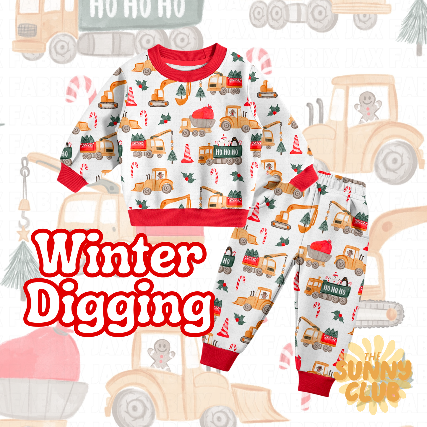 HOLLY JOLLY DROP - Crew Neck + Sweats Lounge Set