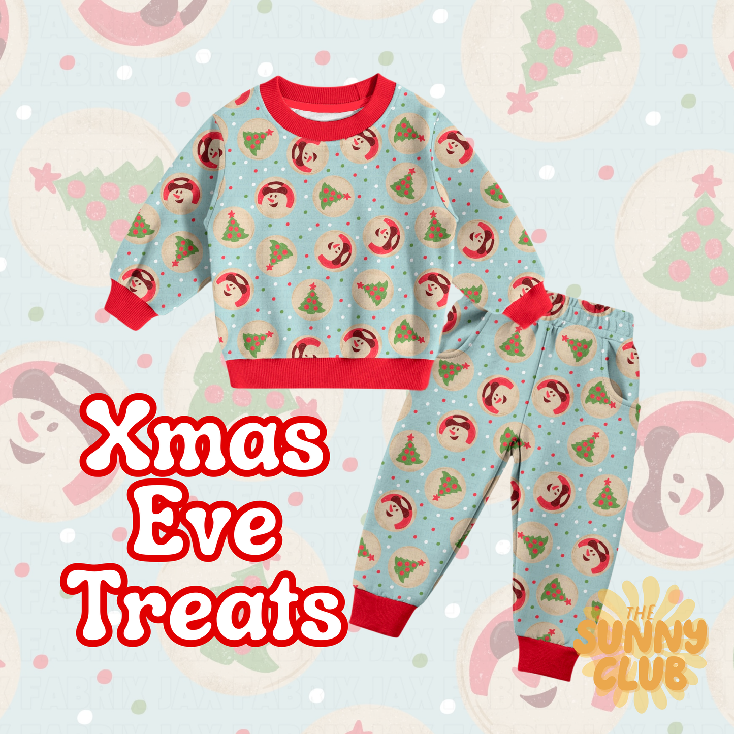 HOLLY JOLLY DROP - Crew Neck + Sweats Lounge Set