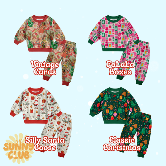 HOLLY JOLLY 2025 - Crew Neck + Sweats Lounge Set