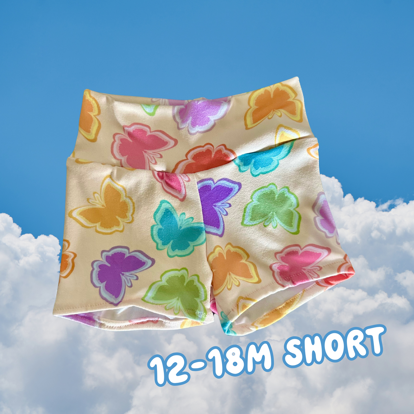 12-18m Short Butterfly Biker Shorts