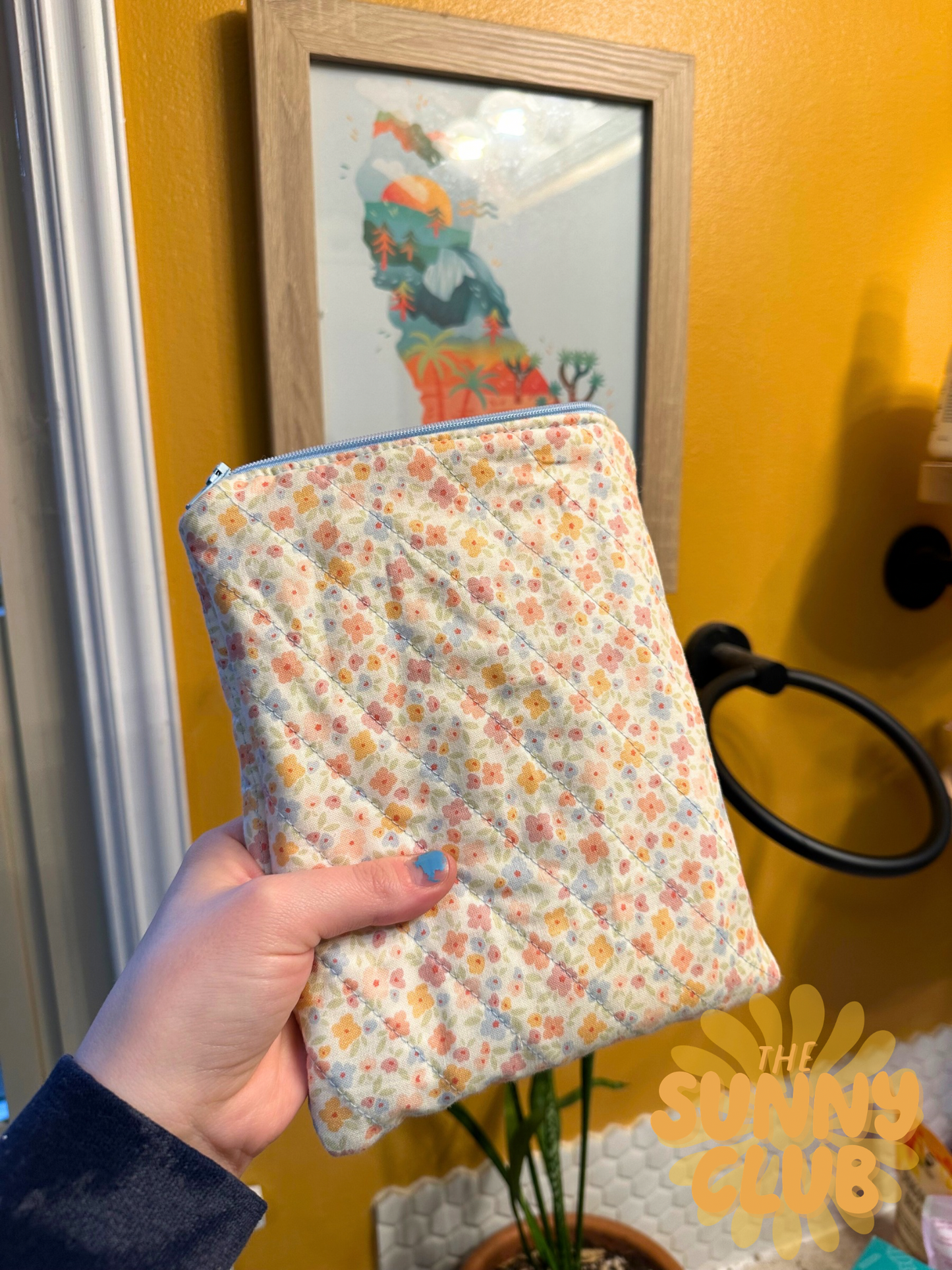 Pastel Floral E-Reader Sleeve