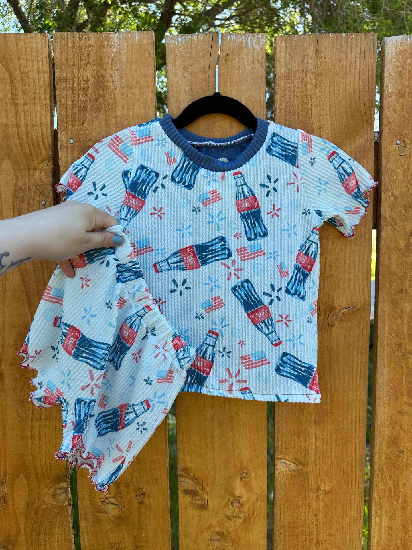 12-18m Cola RWB Tee + Shorts