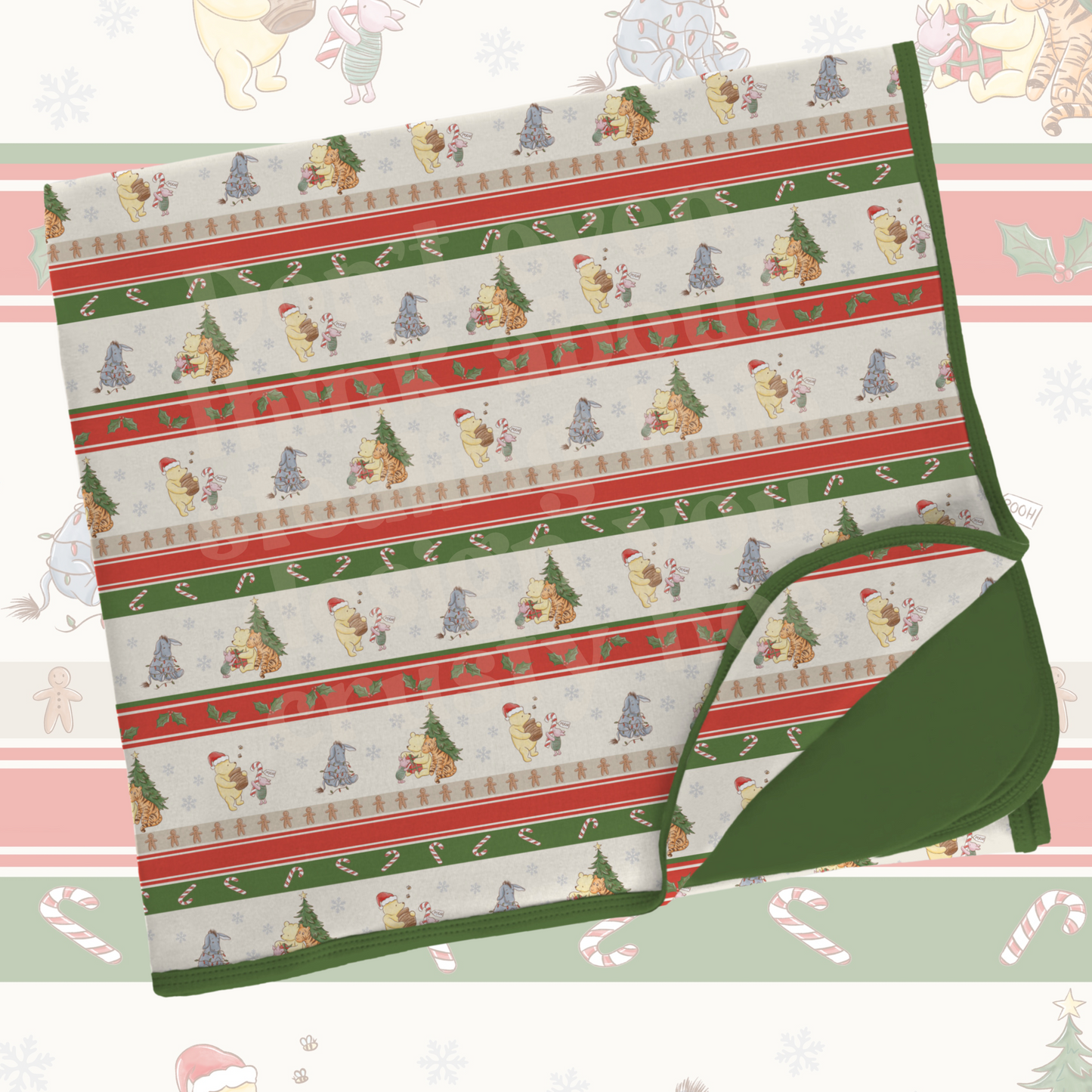 Holiday Hunny Bamboo Blanket
