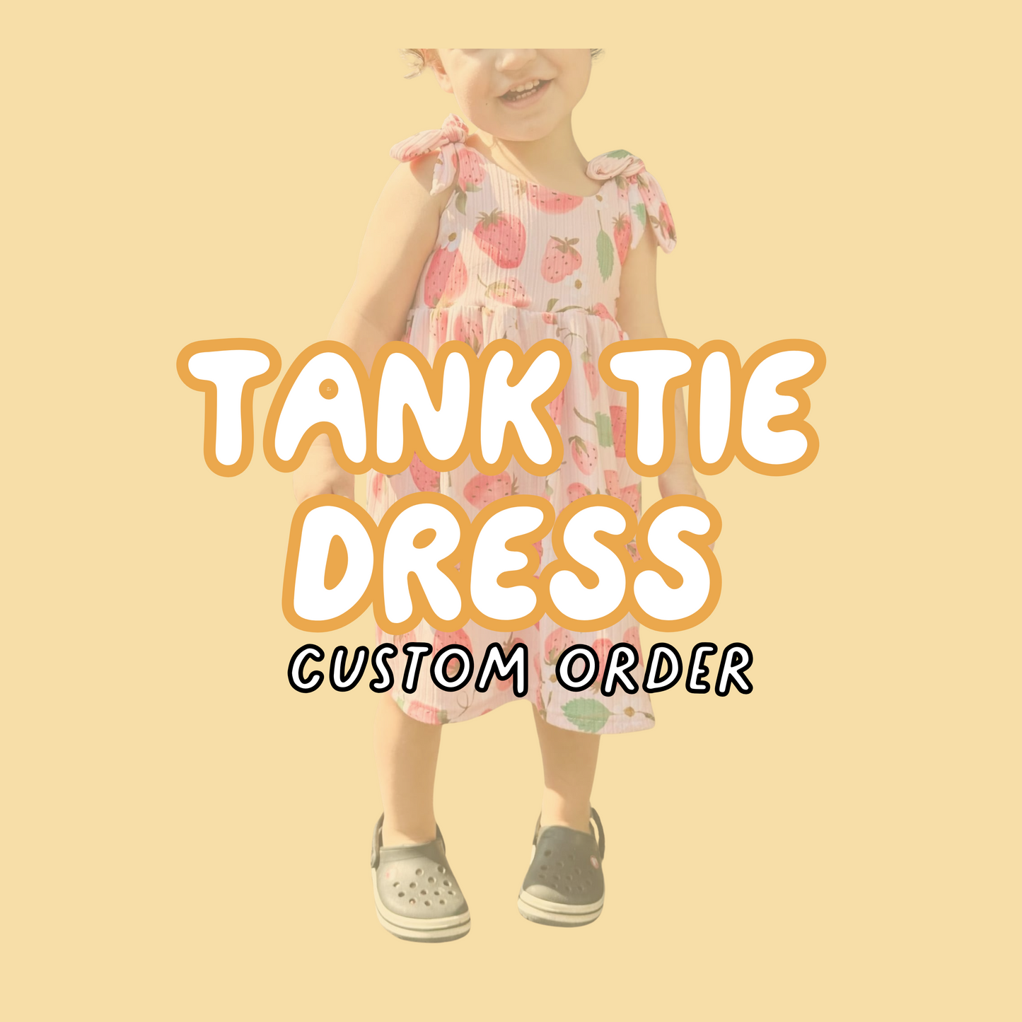 Tank Tie Dress - Custom Order