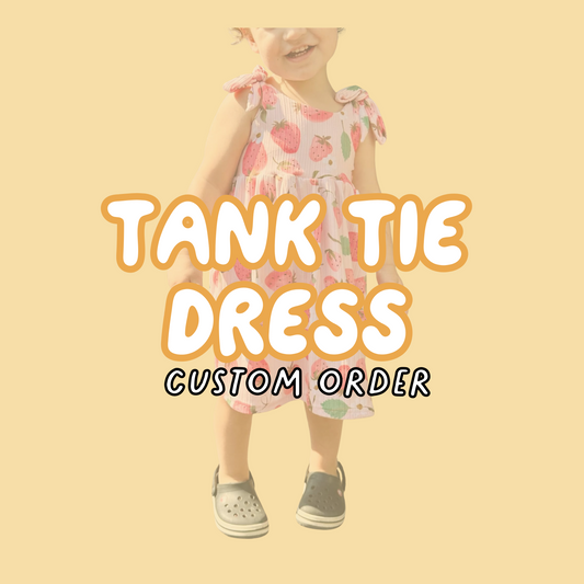 Tank Tie Dress - Custom Order