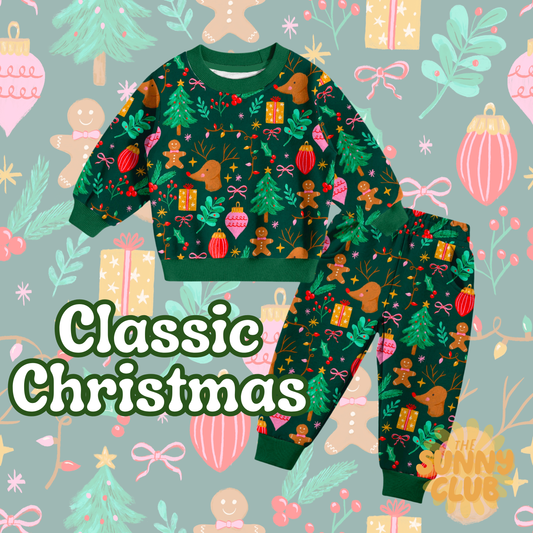 HOLLY JOLLY 2025 - Crew Neck + Sweats Lounge Set