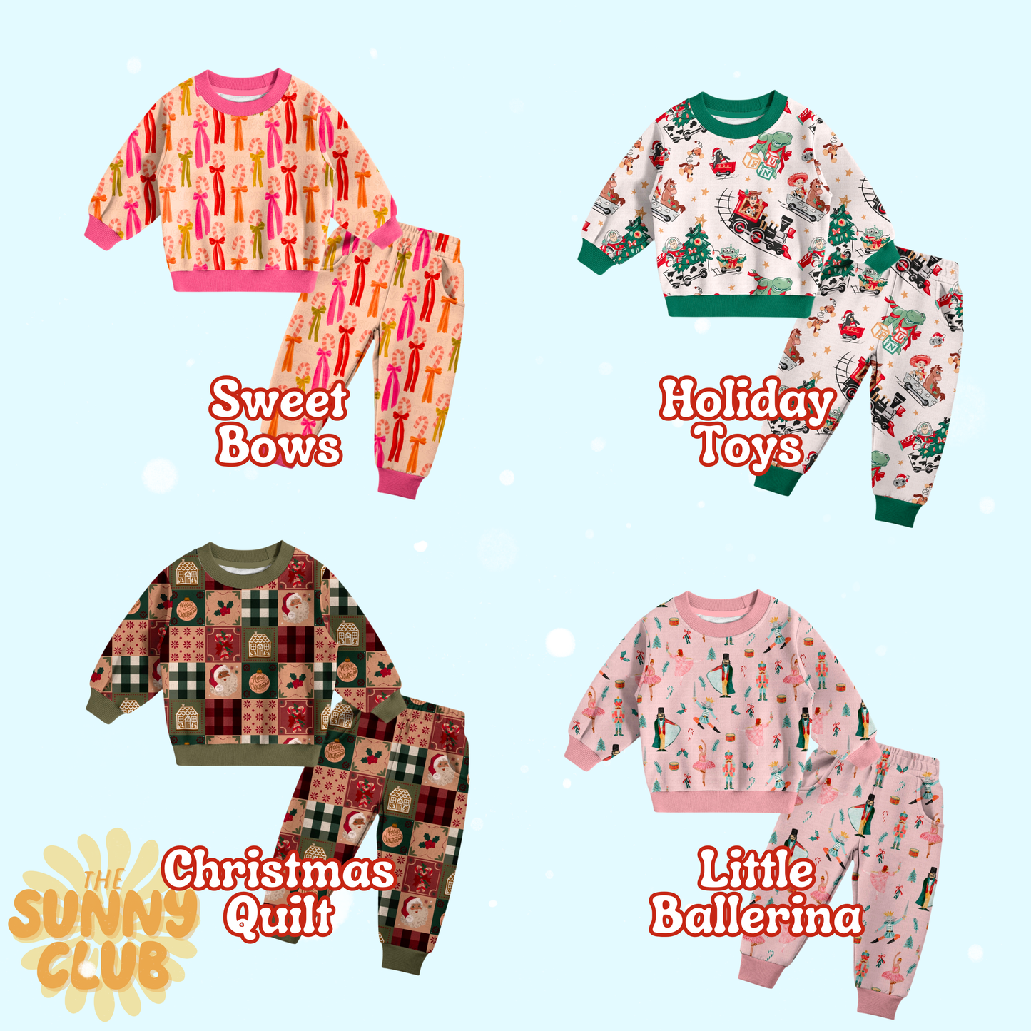 HOLLY JOLLY 2025 - Crew Neck + Sweats Lounge Set