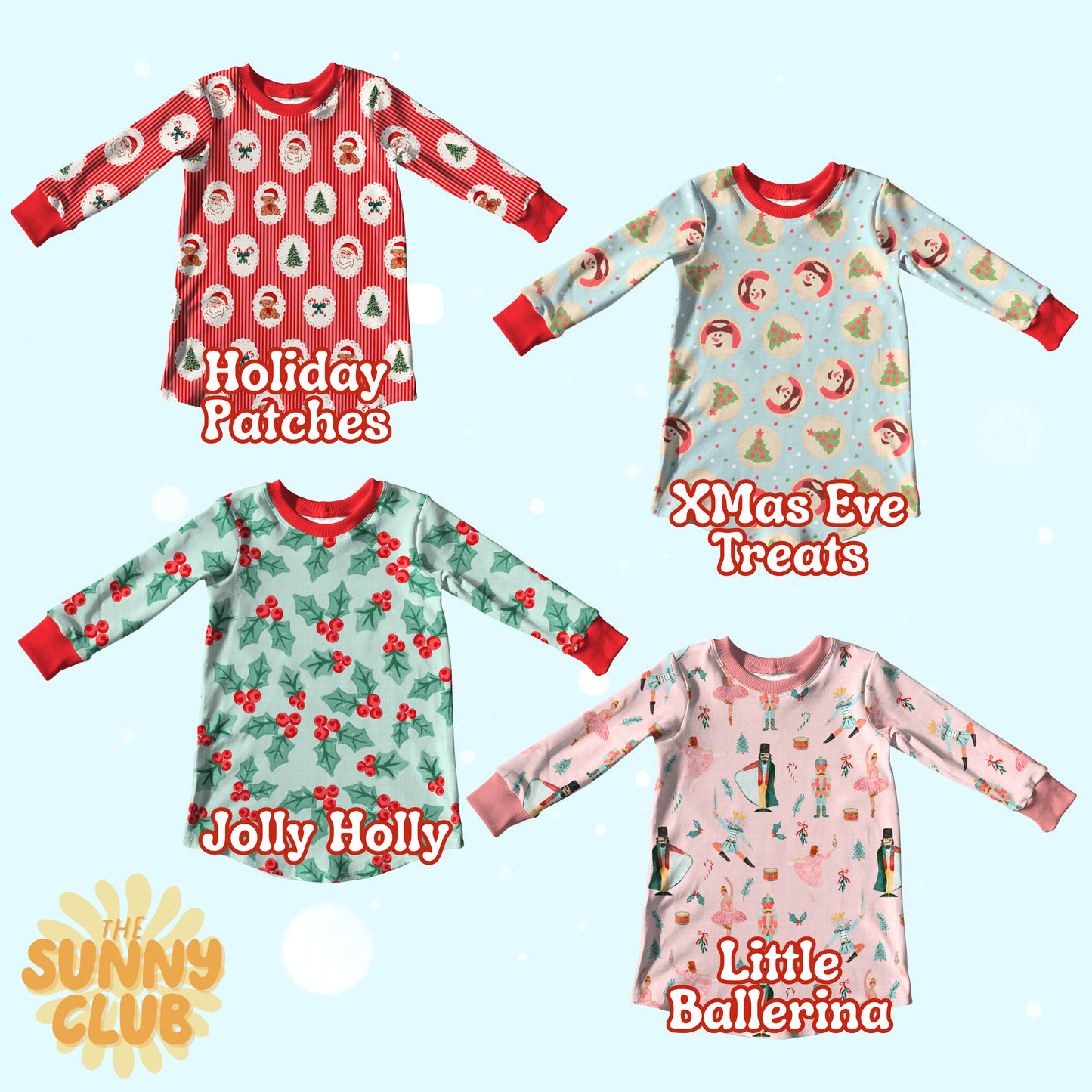 HOLLY JOLLY 2025 - Long Sleeve Nightgown