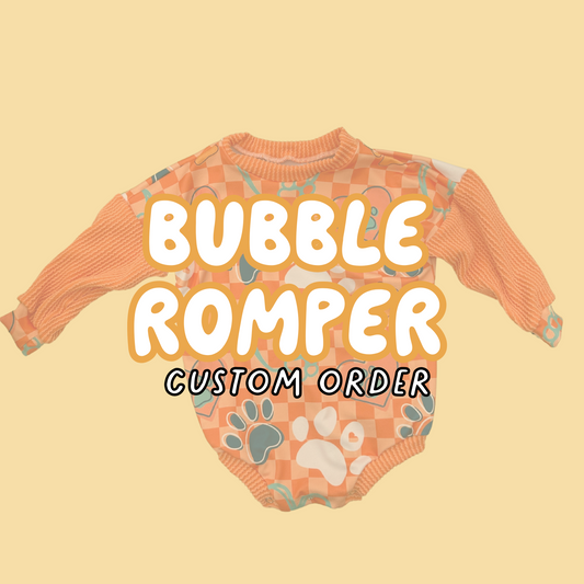Bubble Romper - Custom Order