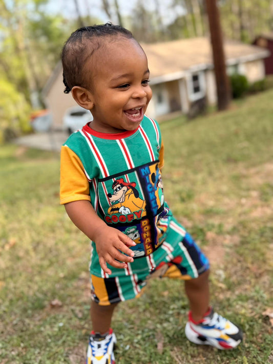 MADE TO ORDER: 90’s Mouse Tee + Shorts Set