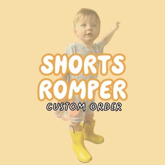 Shorts Romper - Custom Order