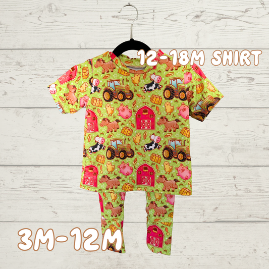 12m Farm Outfit Set
