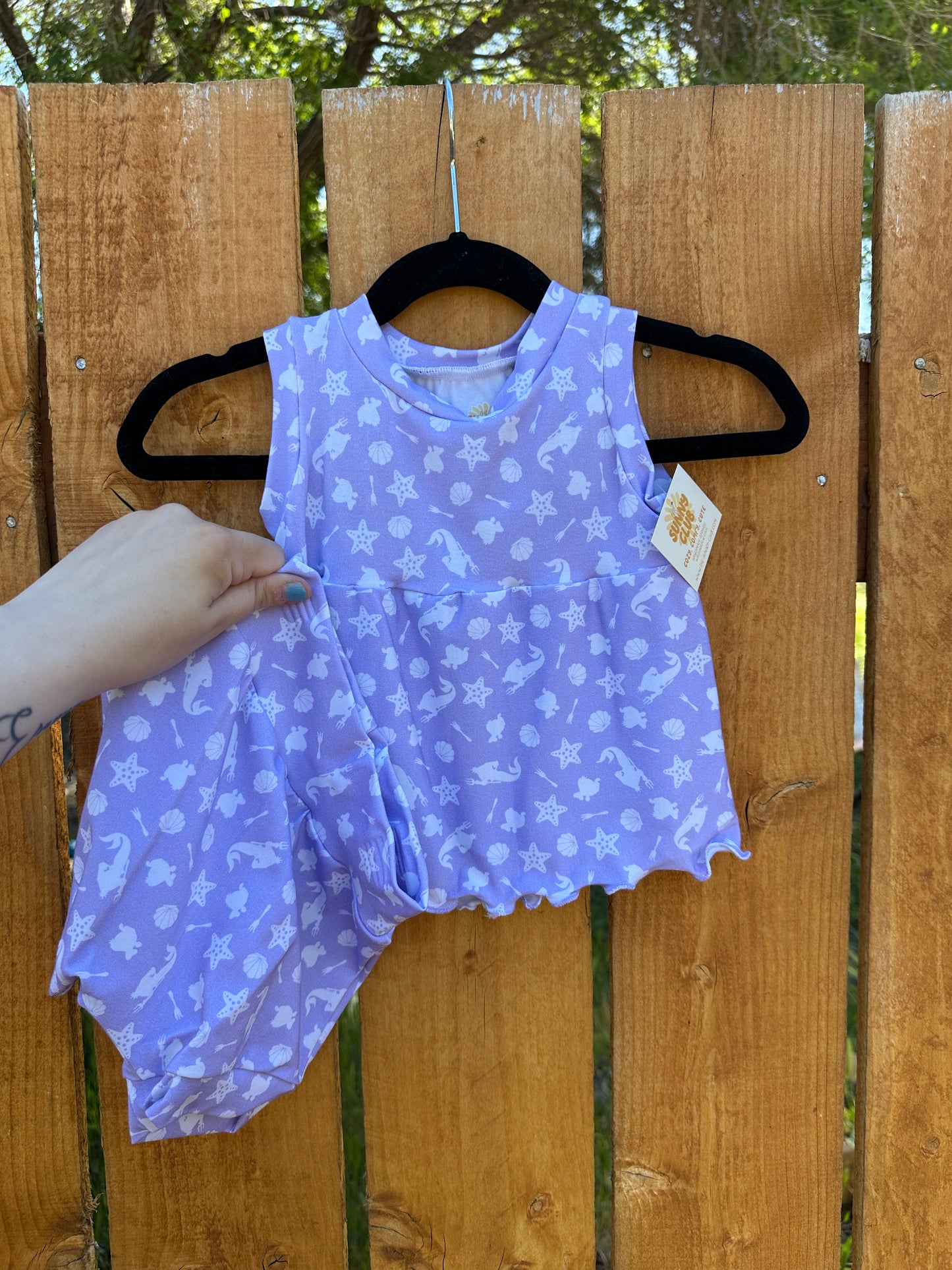 6-12m Peplum + Bummies