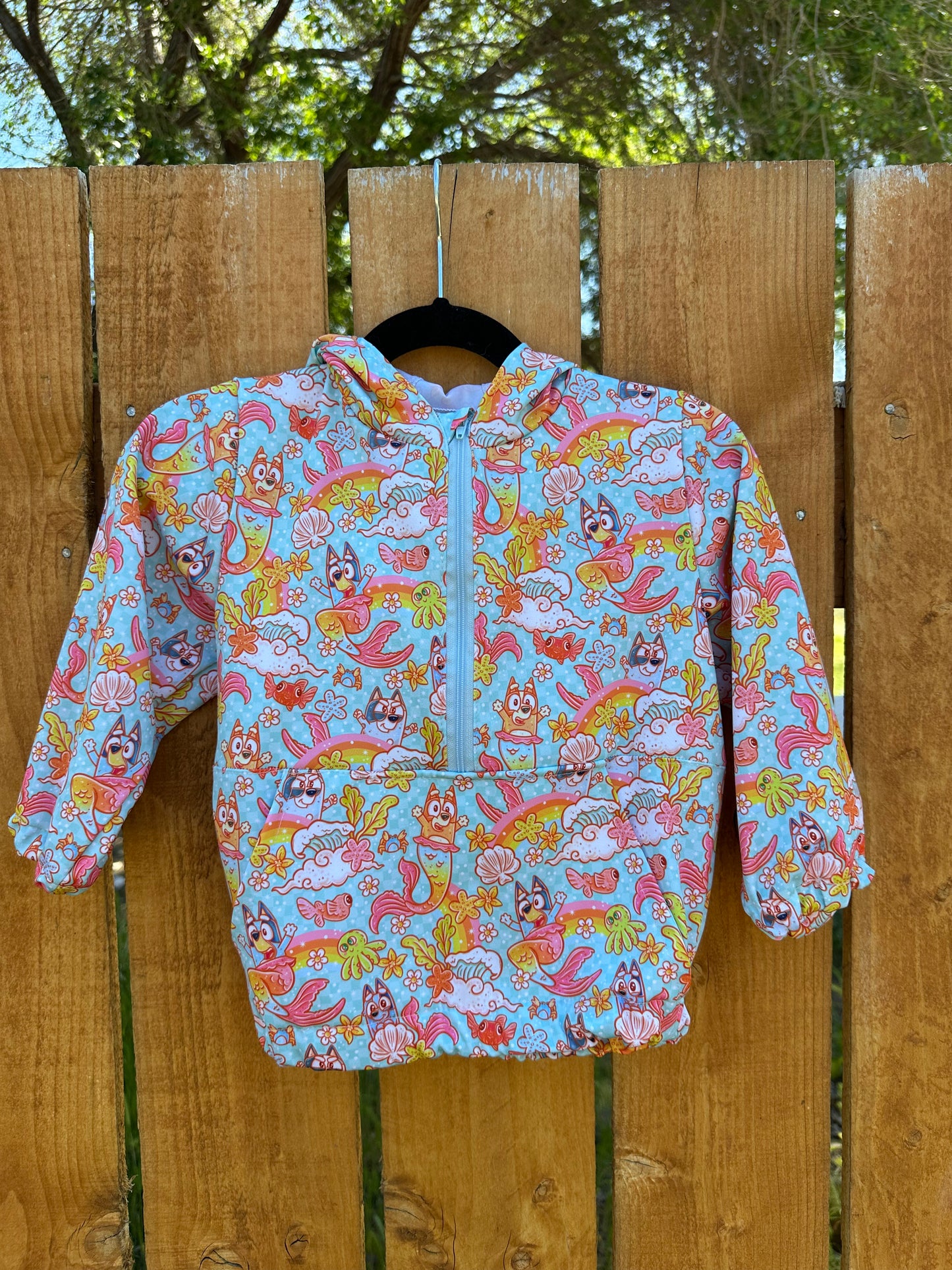 2T Blue Dog Windbreaker Quarter Zip