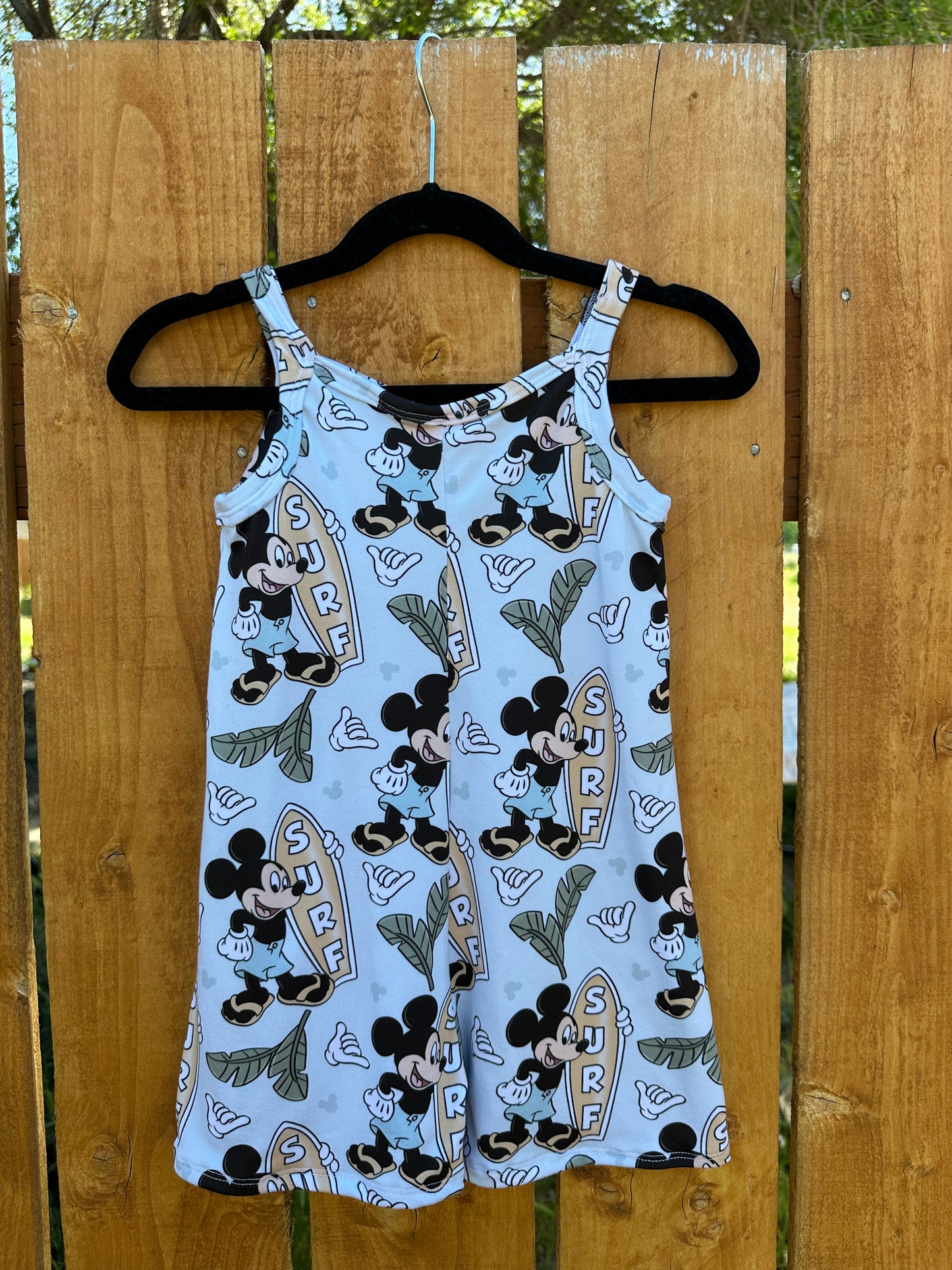 2T Mouse Surf Romper