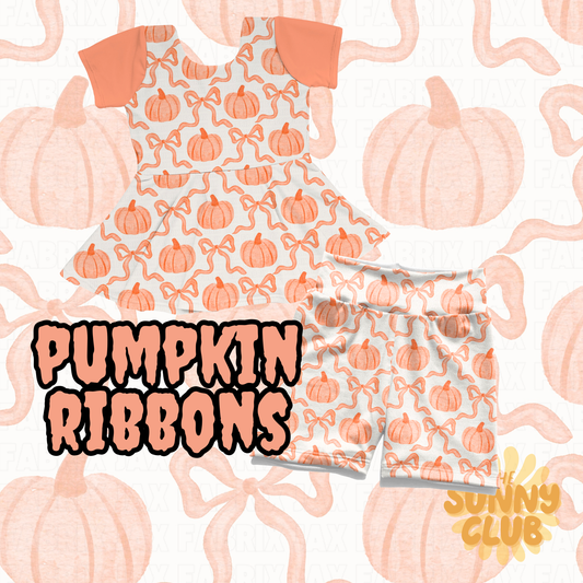 HALLOWEEN - Peplum + Biker Shorts Set